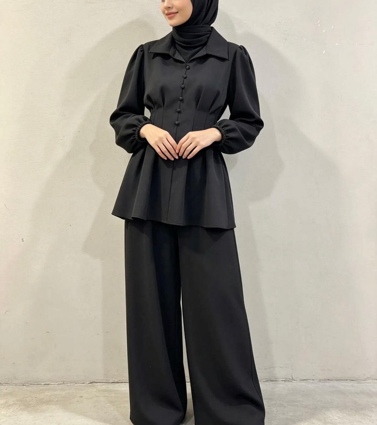 Elegantes 2-teiliges Modest Set -7047